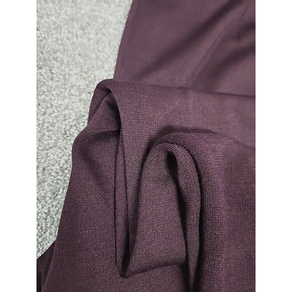 St. John Wool Viscose Blend Pants Burgundy Red Women’s Size 12 - Picture 12 of 12